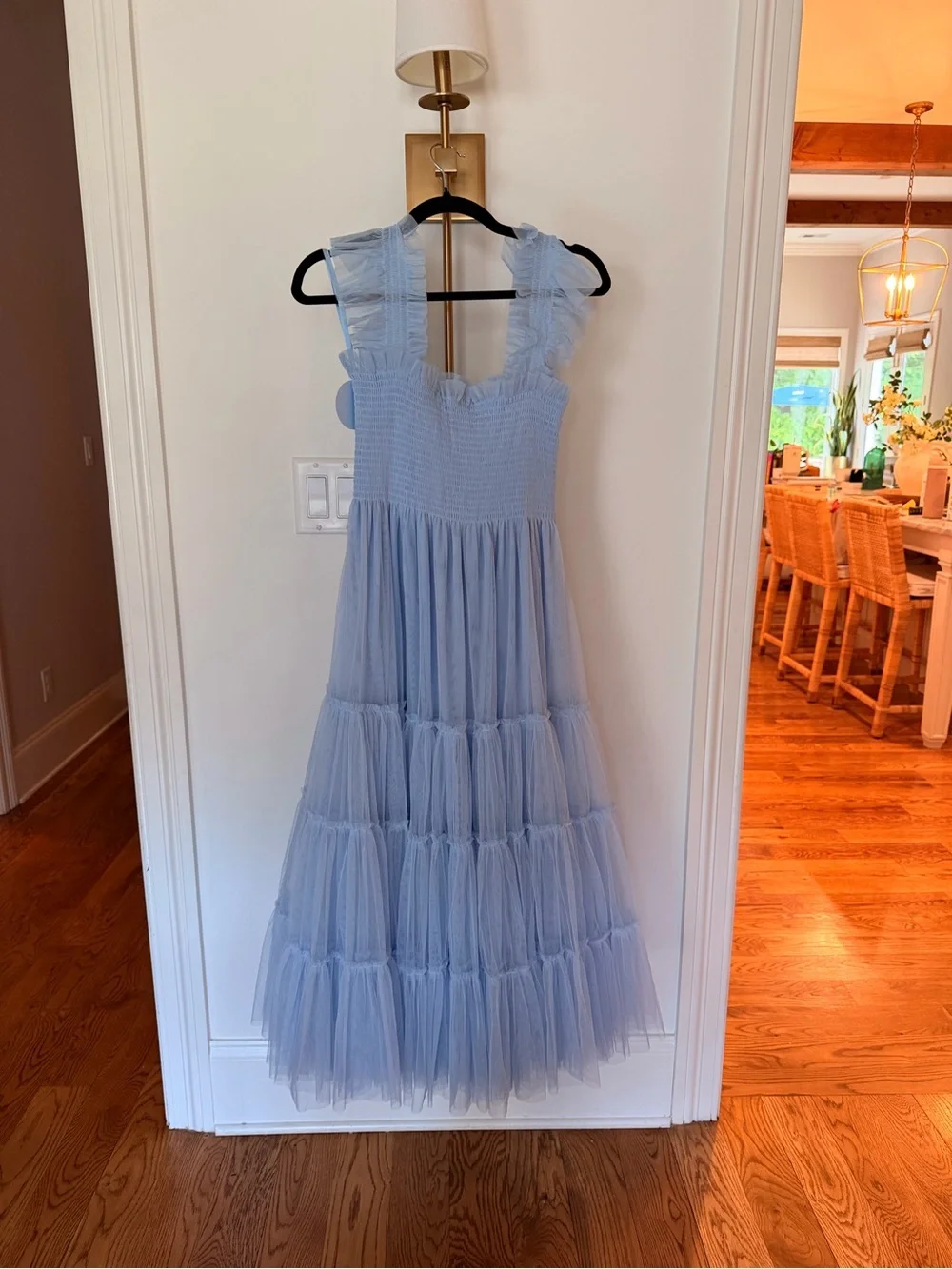 Hill House Home Collector’s Edition Ellie Nap Dress | Powder Blue Tulle | M NWT - Picture 2 of 7